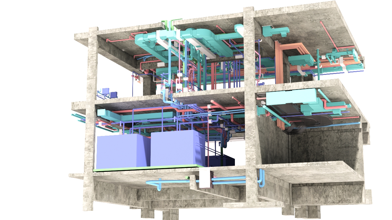 3D BIM Clash Coordination